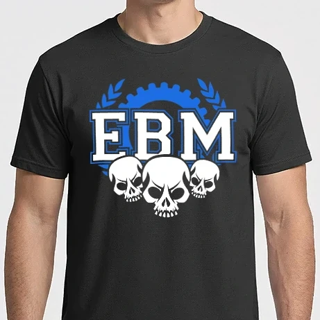 Férfi Imperial póló - EBM skull