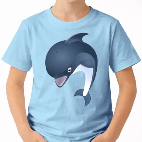 Uniszex gyerek Póló - Delfin