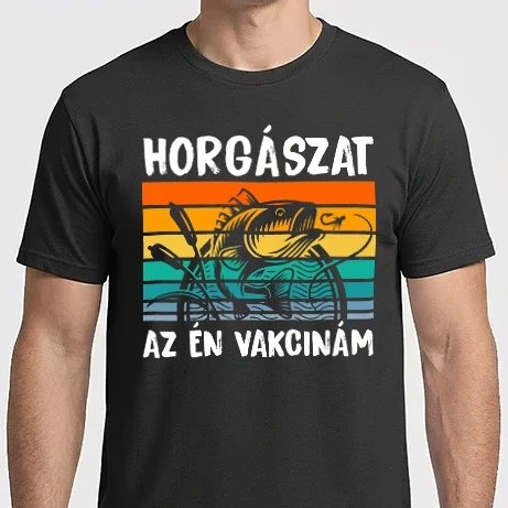 Férfi Imperial póló - horgászat az én vakcinám