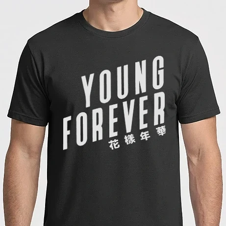 Férfi Imperial póló - BTS YOUNG FOREVER