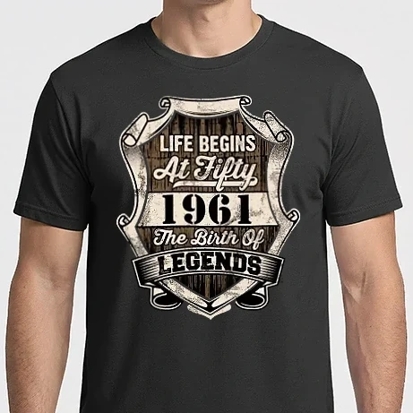 Férfi Imperial póló - LIFE BEGINS 1961