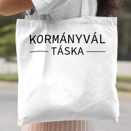 Vászontáska - KormányválTÁSKA sima