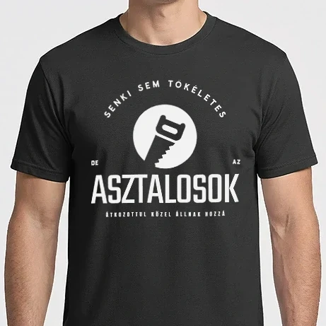 Férfi Imperial póló - Senki sem tökéletes, de az asztalosok átkozottul közel állnak hozzá