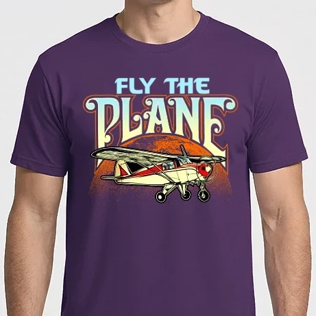 Férfi Imperial póló - fly the plane