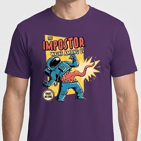 Férfi Imperial póló - Among us The Impostor among us