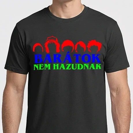 Férfi Imperial póló - Barátok nem hazudnak Stranger Things színezhető