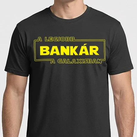 Férfi Imperial póló - Star Wars legjobb bankár