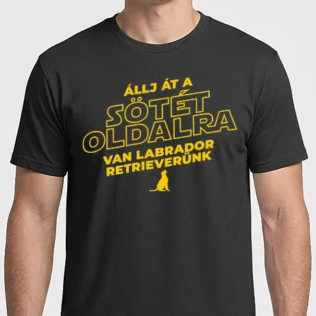 Férfi Imperial póló - Star Wars sötét oldal labrador retriever