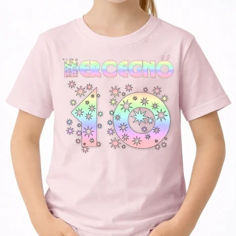 Uniszex gyerek Póló - Hercegnő 10 éves