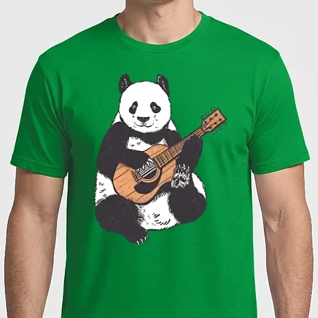 Férfi Imperial póló - Gitáros panda