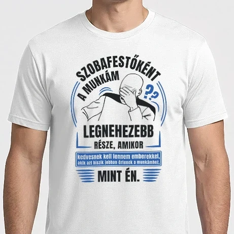 Férfi Imperial póló - A munkám legnezebb része Festő