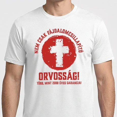 Férfi Imperial póló - Isten az orvosság