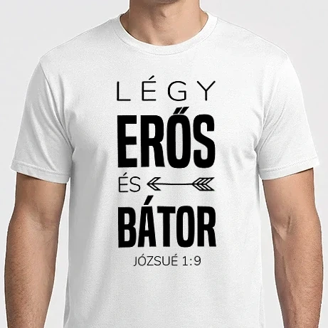 Férfi Imperial póló - Légy erős és bátor