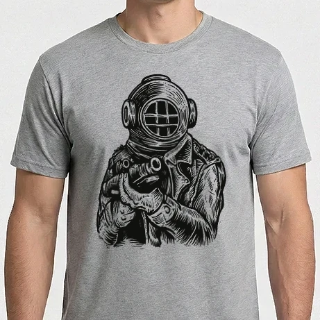 Férfi Imperial póló - Diver Soldier-01