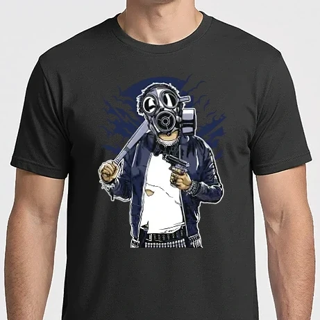 Férfi Imperial póló - Gasmask Bastard