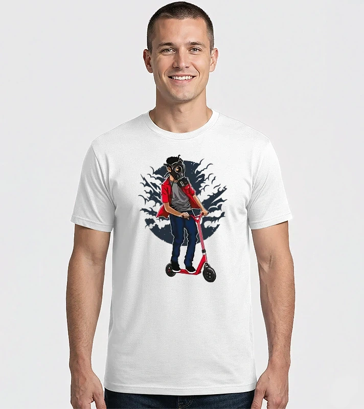 Gasmask Rider – Férfi Imperial póló