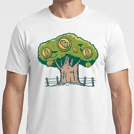 Férfi Imperial póló - Bitcoin fa