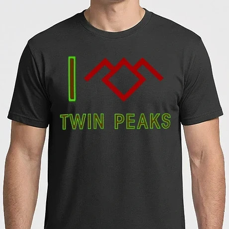Férfi Imperial póló - I Love Twin Peaks