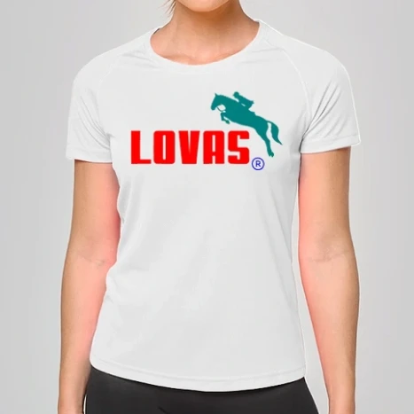 Női sportmez - színezhető lovas 