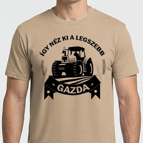 Férfi Imperial póló - Így néz ki a legszebb gazda...