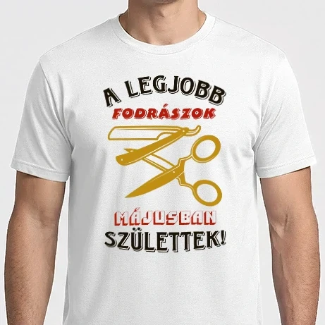 Férfi Imperial póló - Fodrász szülinapja május színezhető