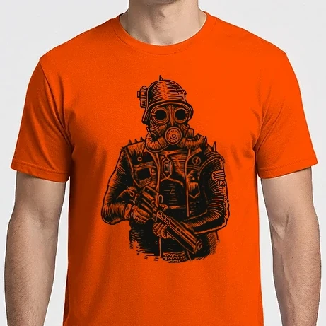 Férfi Imperial póló - Steampunk Soldier