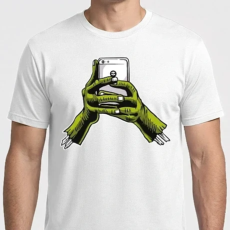 Férfi Imperial póló - Zombie Phone