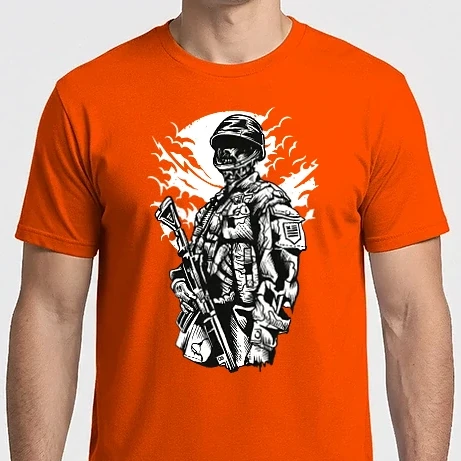 Férfi Imperial póló - Zombie Soldier