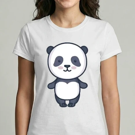 Női Imperial póló - Cute panda