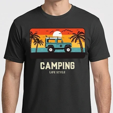 Férfi Imperial póló - Camping