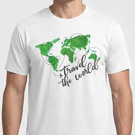 Férfi Imperial póló - Travel the world
