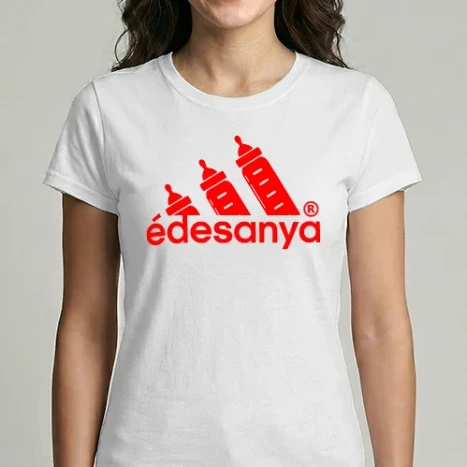 Női Imperial póló - Adidas édesanya szerkesztőben színezhető jel és felirat
