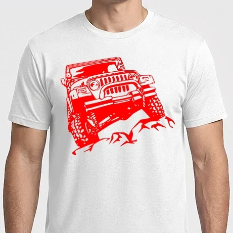 Férfi Imperial póló - Színezhető Jeep terepjáró