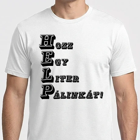 Férfi Imperial póló - HELP színezhető