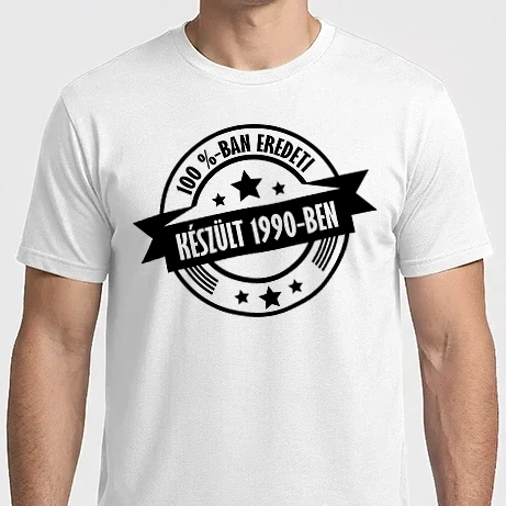 Férfi Imperial póló - Készült 1990 születésnap