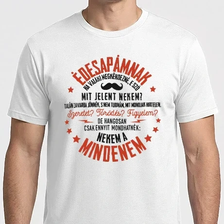 Férfi Imperial póló - Édesapámnak