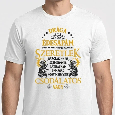 Férfi Imperial póló - Drága édesapám