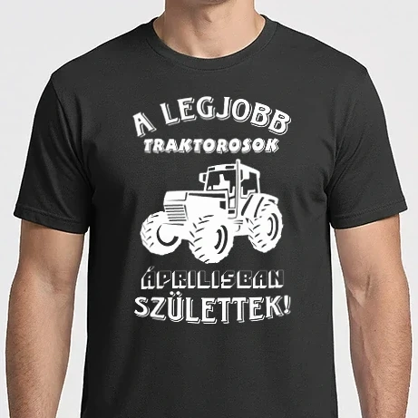 Férfi Imperial póló - Traktoros szülinapja április