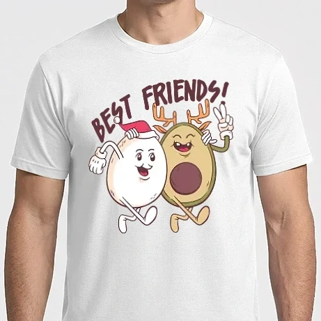 Férfi Imperial póló - Legjobb Barátok Vegán
