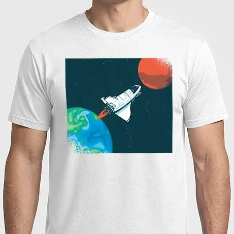 Férfi Imperial póló - Űrhajózás