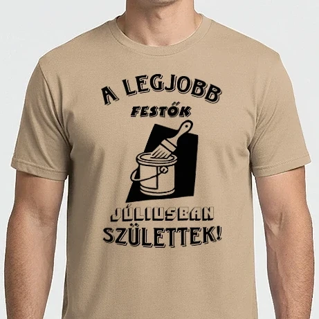 Férfi Imperial póló - Festő szülinapja július