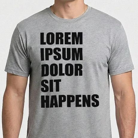 Férfi Imperial póló - Lorem Ipsum Dolor Sit Happens