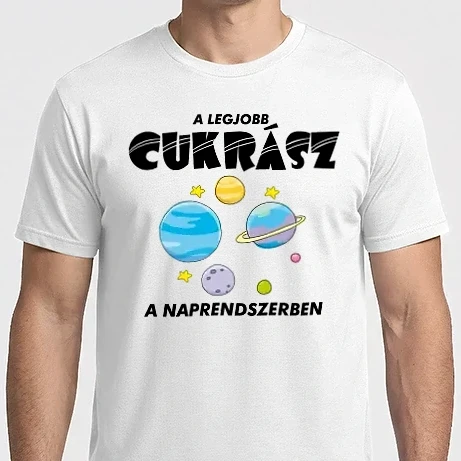 Férfi Imperial póló - A legjobb CUKRÁSZ a naprendszerben