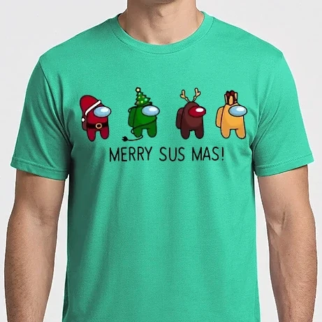 Férfi Imperial póló - Merry Sus mas! - Among us