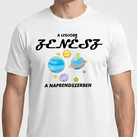 Férfi Imperial póló - A legjobb ZENÉSZ a naprendszerben