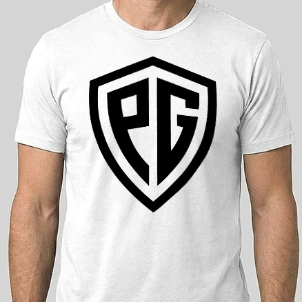 Férfi Alap póló - PG Logo Fekete