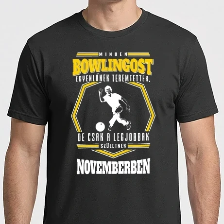 Férfi Imperial póló - Bowlingos születésnap november