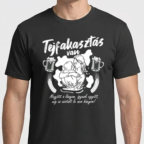 Férfi Imperial póló - Tejfakasztás (feketére)
