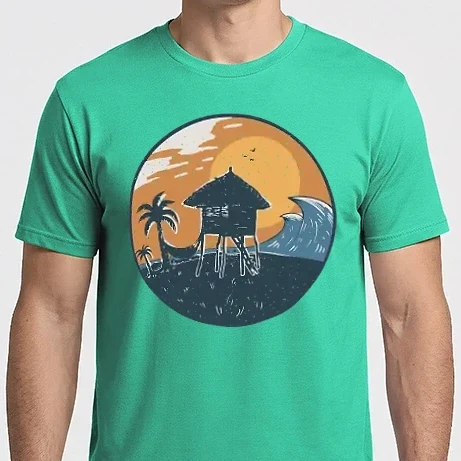 Férfi Imperial póló - Tengerparti bungalló