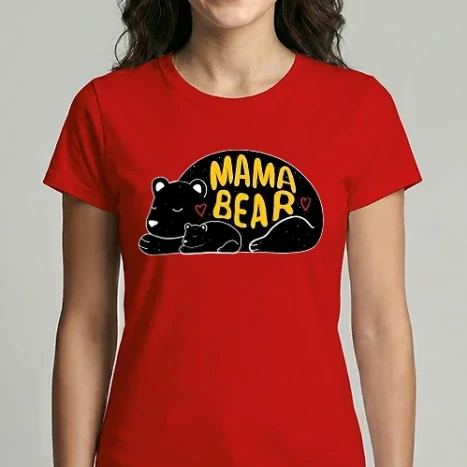 Női Imperial póló - Mama bear sleep